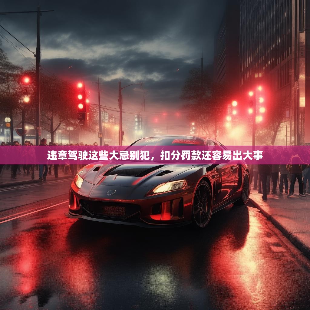 违章驾驶这些大忌别犯，扣分罚款还容易出大事