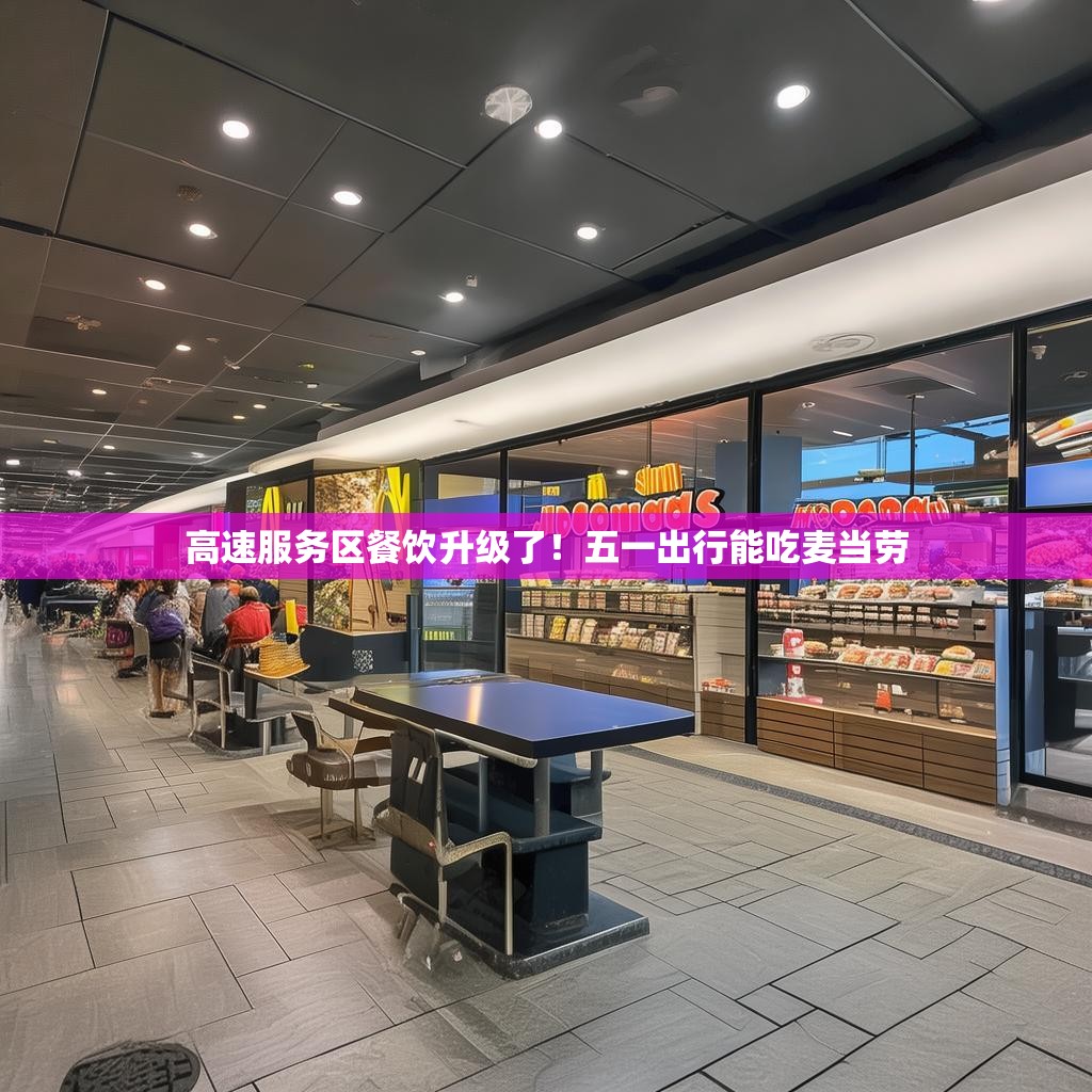 详细阅读:高速服务区餐饮升级了!五一出行能吃麦当劳 高速服务区餐饮升级了!五一出行能吃麦当劳