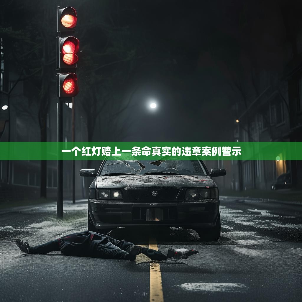 一个红灯赔上一条命真实的违章案例警示