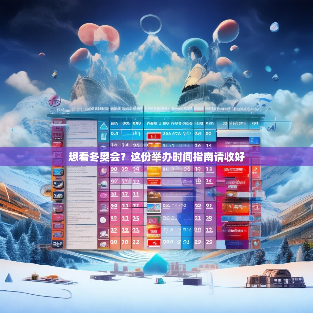 想看冬奥会？这份举办时间指南请收好